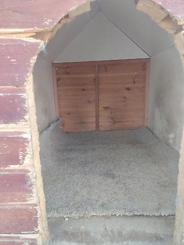 it agizligi: Taxta it evi – əlavə qutulu və qab yerləri olan model - Material — 2