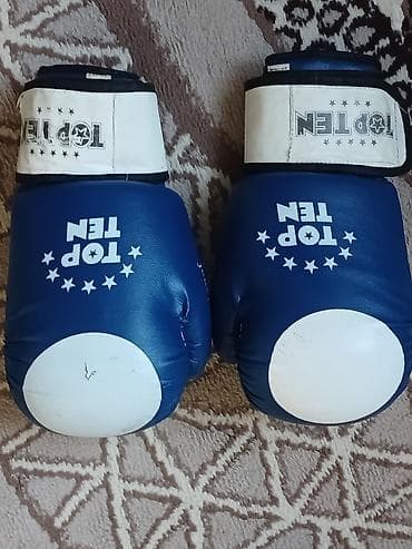 İdman çantaları: Top Ten boks əlcəkləri - Rəng: mavi/ağ - Brend: TOP TEN (orijinal — 1