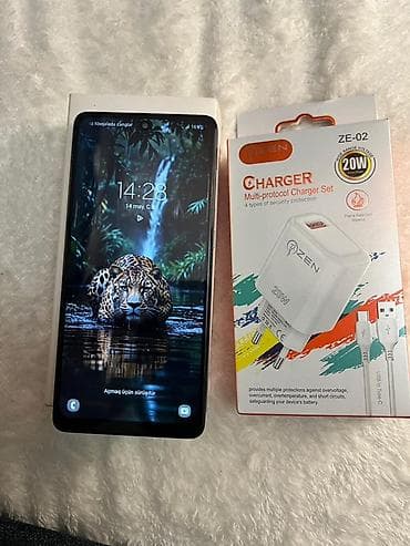 a 51 telefon: Samsung Galaxy A71 5G, 128 GB, rəng - Ağ, Barmaq izi, Face ID — 2