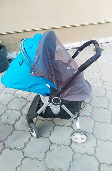 Аксессуары для колясок: Original Stokke 2-1de. Her terefe cevrilir. Ustunde qiw cexolu ve — 2