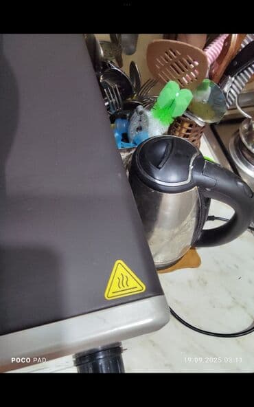 ozturkler soba: Duxovka Eurolux, Elektrik, rəng - Boz, Ayrıca dayanan — 5