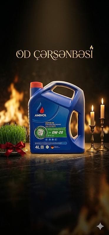 motor yağları: 4 l, 0w20 — 2