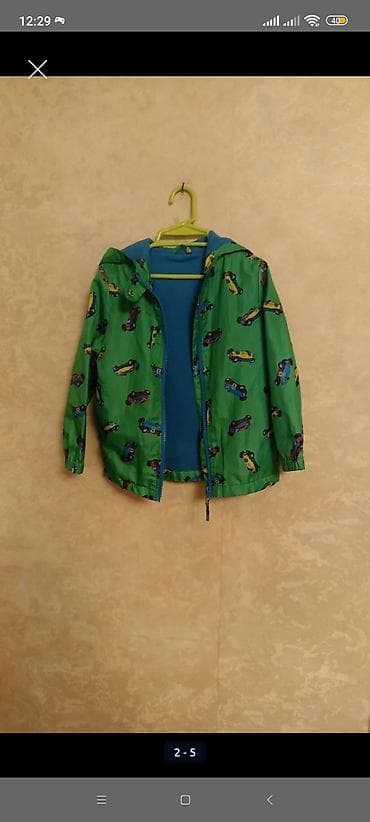 Kurtkalar: Uşaq üçün kapüşonlu yüngül küləkkeçirməz gödəkçə - Rəng: parlaq — 3