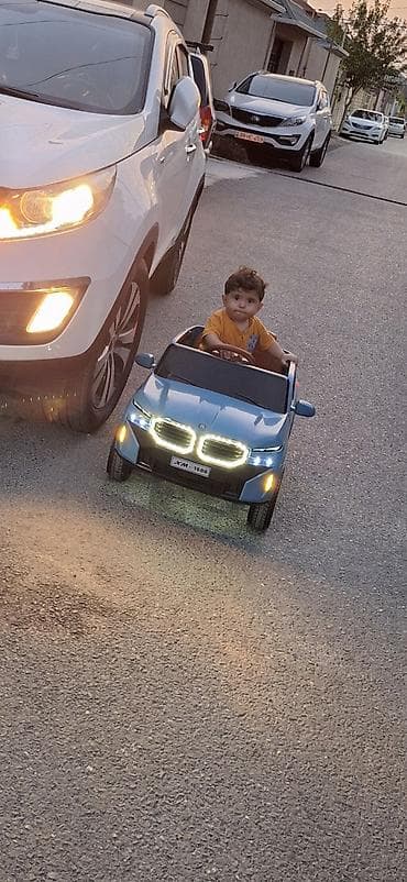 Uşaq üçün elektrikli minik maşını – XM-1608 modeli - Rəng: mavi — 3