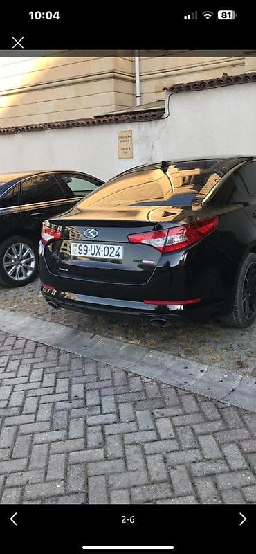 masin susesi: Model: Kia Optima (K5) sedan, qara rəng Kuzov: 4 qapılı, aerodinamik — 4