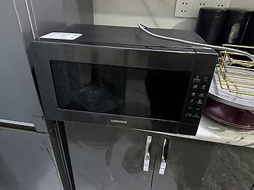 Mikrodalğalı soba Samsung, Ayrıca dayanan, Mikrodalğalar ilə, rəng - Qara