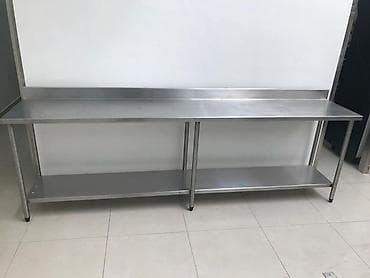 Paslanmayan poladdan iş masaları - Material: AISI paslanmayan polad — 2