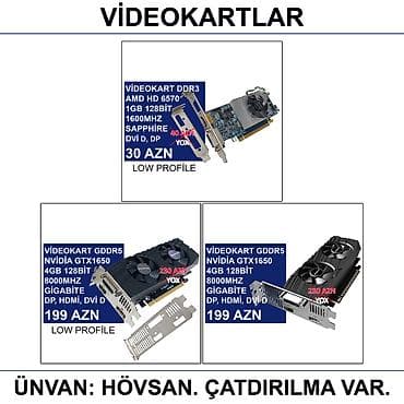 videokart 2gb: Videokartlar 📍Ünvan: Bakı şəh, Suraxanı ray, Hövsan qəs. YOXLAMAĞA — 1