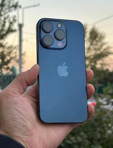 IPhone 15 Pro, 128 GB, Göy, Face ID — 1