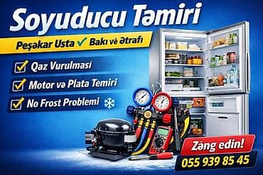 🚨 Soyuducu İşləmir? 1 Saatda Usta Ünvanınızda! | 055 939 85 45