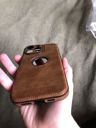 чехол для планшета 10: Iphone 16 Pro Max üçün klasssik dizayna malik olan süni dəridən kobura — 9