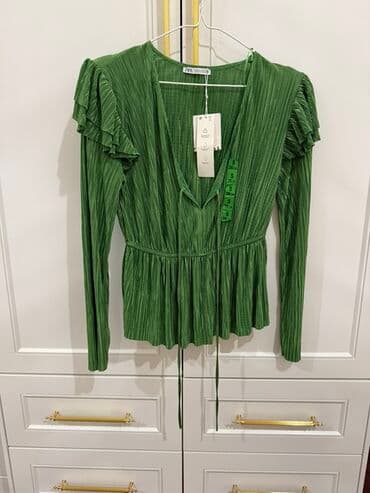 çəhrayı qadın köynəkləri: ZARA qadın bluzası
Yenidir. Originaldir — 1