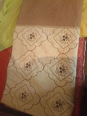 Yataq üçün Yeni Xovlu rəng - Qəhvəyi Yataq örtüyü, Ünvandan götürmə