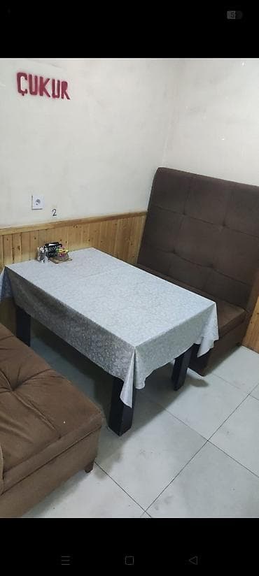 servant mebel: 7dest kafe restoran uçun divan masa desti bir dest 140₼ satılır bir — 1