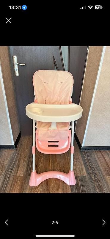 yun corab: Uşaqlar üçün yemək stolu + hədiyyə skuter - Komplekt: çəhrayı rəngli — 9