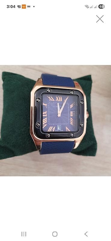 https smart ady az: Cartier brend Mavi və Rose Gold Kişi Saatı birmarketde bu saat hal - — 1
