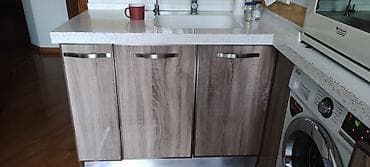 Mətbəx mebeli dəsti - Material: ağac teksturalı laminat/MDFlam lalafo.az -da Mətbəx mebeli dəsti - Material: ağac teksturalı laminat/MDFlam