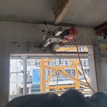 pencere qapi: Beton deşmə beton kəsmə kesimi boru yerlerinin acilmasi — 25