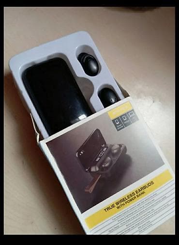 kompüter işi: Məhsul: True Wireless Earbuds with Power Bank (BTH-F9-5) - Tam simsiz — 2