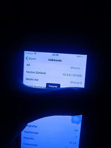 mini telfon: IPhone 6, 16 GB, Gümüşü — 8