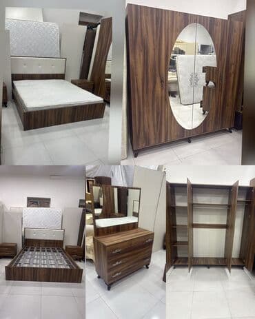 Другая мебель для дома: Двуспальная кровать, Шкаф, Б/у — 1