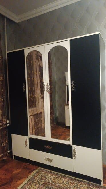 Продукты питания: Uşaq otağı üçün mebel dəsti - İki mərtəbəli çarpayı: Ağ-qara dizayn — 3