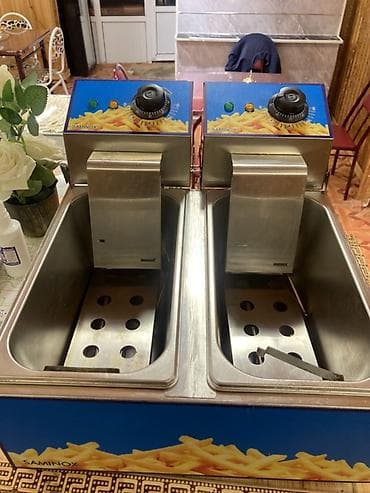 Fri aparatları: Fri kartof üçün, Saminox, Cüt gözlü, 3 l — 4