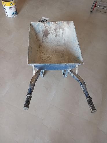 Tikinti üçün əl arabası (təkərli kirşə) - Material: tam metal gövdə — 1