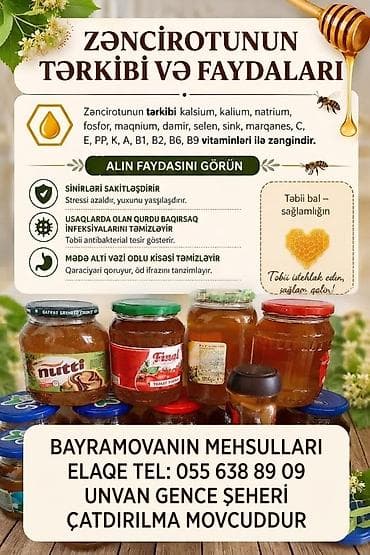 ət məhsulları: Zəncirotu balı – təbii sağlamlıq mənbəyi Məhsul: Zəncirotu balı və — 1