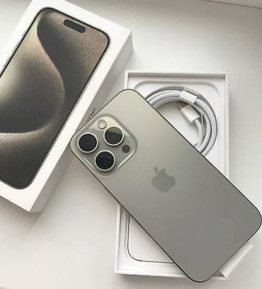 iphone 12 pro max 2.el fiyatları: IPhone 15 Pro, Natural Titanium — 2