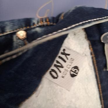 cins kombinezon: Uşaq üçün qışlıq jeans şalvar, 12 ay üçün, geyinilməyib - Brend — 4