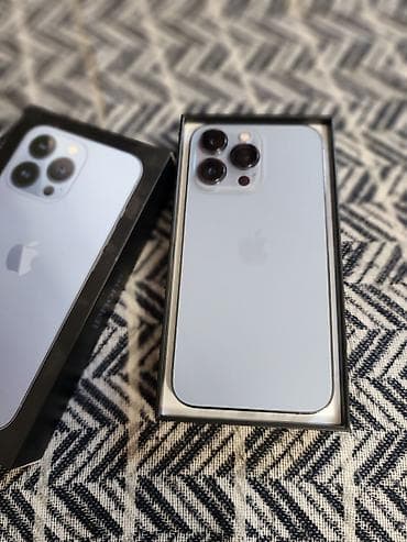 iphone 14 128 gb: IPhone 13 Pro, 256 GB, Sierra Blue, Zəmanət, Barmaq izi, Face ID — 3