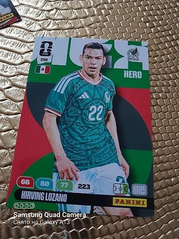 beta baligi: Hamısı 7 manMəhsul: Panini futbol ticarət kartları – “HERO” seriyası — 2