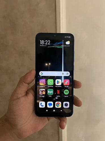 Asia: Redmi 9C, 64 GB, rəng - Göy, Barmaq izi — 1