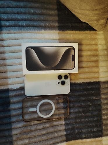 modem usb: IPhone 15 Pro, Natural Titanium, Face ID — 3