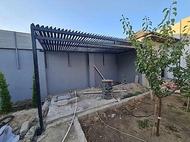 heyet qaplari: Metall pergola/karkas konstruksiya – fərdi ölçü və dizayn Məhsulun — 4