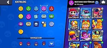 ziyafet geyimi: Brawl Stars oyun hesabı profil və geniş kostyum kolleksiyası — 4