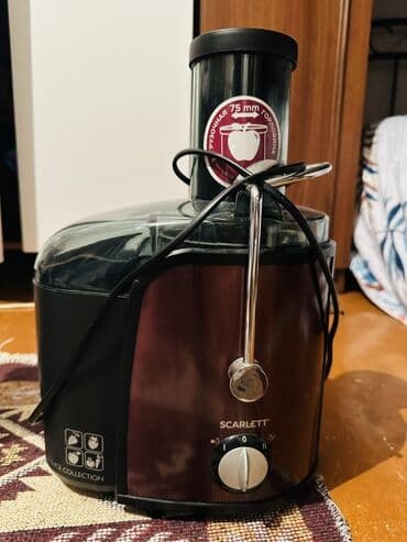 çay evi avadanlıq: Scarlett şirəçıxaran - Geniş 75 mm yükləmə boğazı: bütöv alma və iri — 1