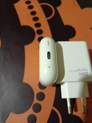 Serverlər: Apple AirPods 2 generation, işlək vəziyyətdədi səsi təmiz. (A2083-sol — 8