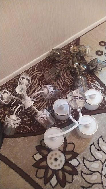 Reklam, çap: Mənzillərdə elektrik xətlərinin çəkilməsi. Lüsturlarin razetka — 3