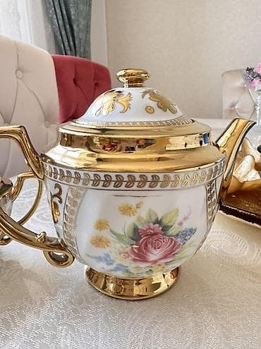 Çay dəsti, rəng - Ağ, Farfor, 6 nəfərlik — 4