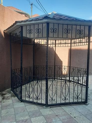 Metal çardak – səkkizbucaqlı dizayn - Material: qalın divarlı lalafo.az -da Metal çardak – səkkizbucaqlı dizayn - Material: qalın divarlı