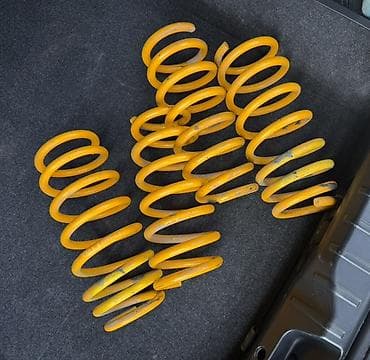 Avtomobil üçün idman yayları (komplekt) - Rəng: sarı - 4 ədəd spiral — 1