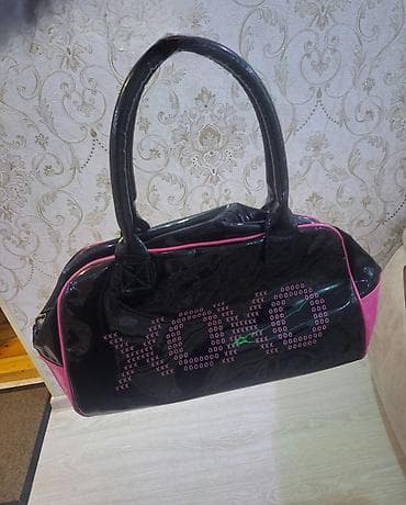 İdman alətləri: Qara-çəhrayı “XOXO” çantası - Model: qoltuqaltı/handbag tipli, iki — 2