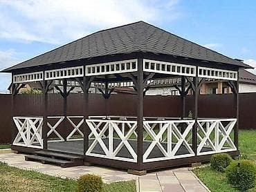 icare cay evi: Metall karkaslı bağ besedkaları – dizayn və istehsal Məhsulun — 1