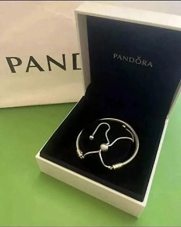 Çantalar: Dəstə daxildir: Bilərzik, Pandora, Gümüş, 925 Əyar — 6