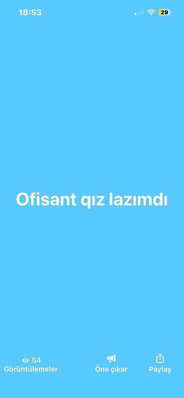 mühasib vakansiya 2019: Ofis menecer, katib tələb olunur, 1 ildən az təcrübə — 1