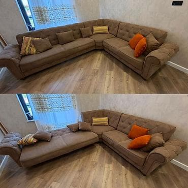 divan: Künc divan 600 Azn satılır.Ölçü 3.2x2.7.Bazalıdır, açılır.1700 — 1