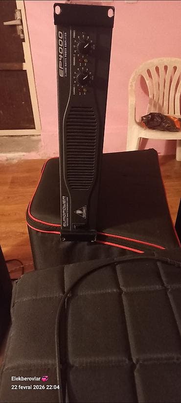 deri tiken masin: Behringer 4000 çox az istifade olub idyal vezyetdedi istiyen olsa qutu — 8