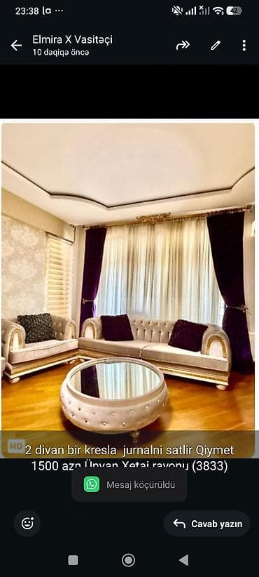2 divan bir kresla jurnalni satlir Qiymet 1500 azn.Ünvan Xetai rayonu at lalafo.az 2 divan bir kresla jurnalni satlir Qiymet 1500 azn.Ünvan Xetai rayonu